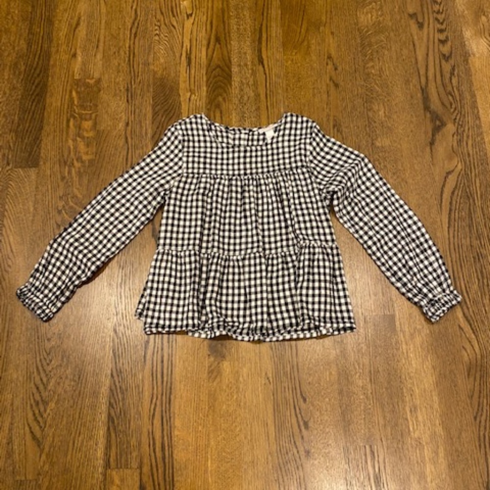 Cat & Jack Girls Ruffle Top